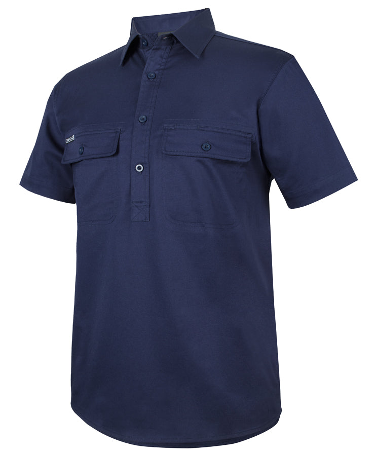 JB's S/S Stretch Close Front Work Shirt (6WKCS)