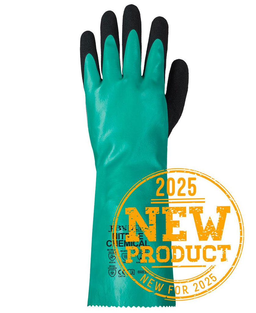 JB's Type A Nitrile Chemical Glove (8R033)
