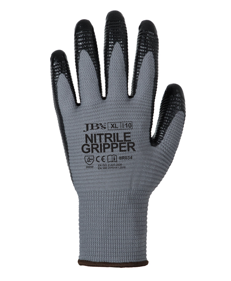 JB's Nitrile Gripper Glove (12 Pack) (8R034)