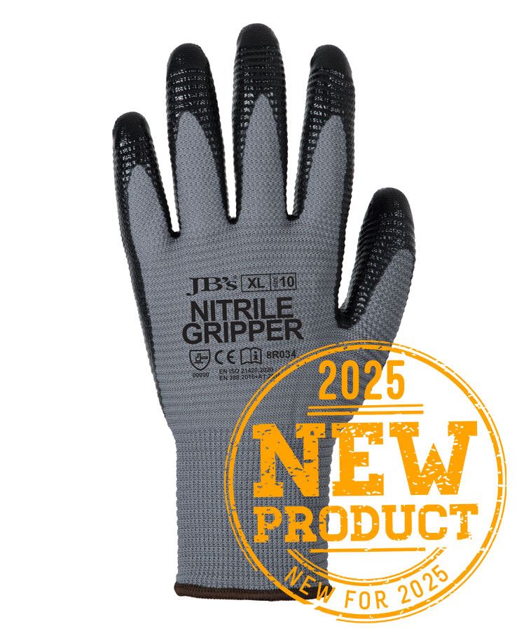 JB's Nitrile Gripper Glove (12 Pack) (8R034)