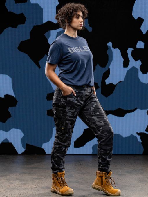 Bisley Women's Flx & Move Stretch Camo Cargo Pants - Limited Edition (BPCL6337)