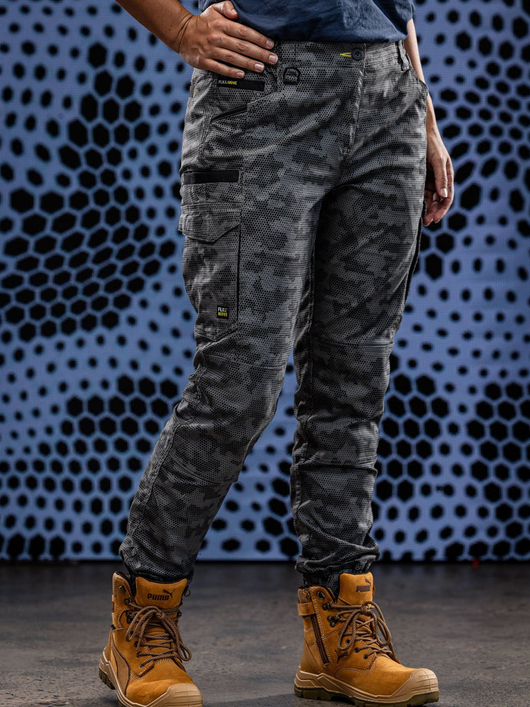 Bisley Women's Flx & Move Stretch Camo Cargo Pants - Limited Edition (BPCL6337)