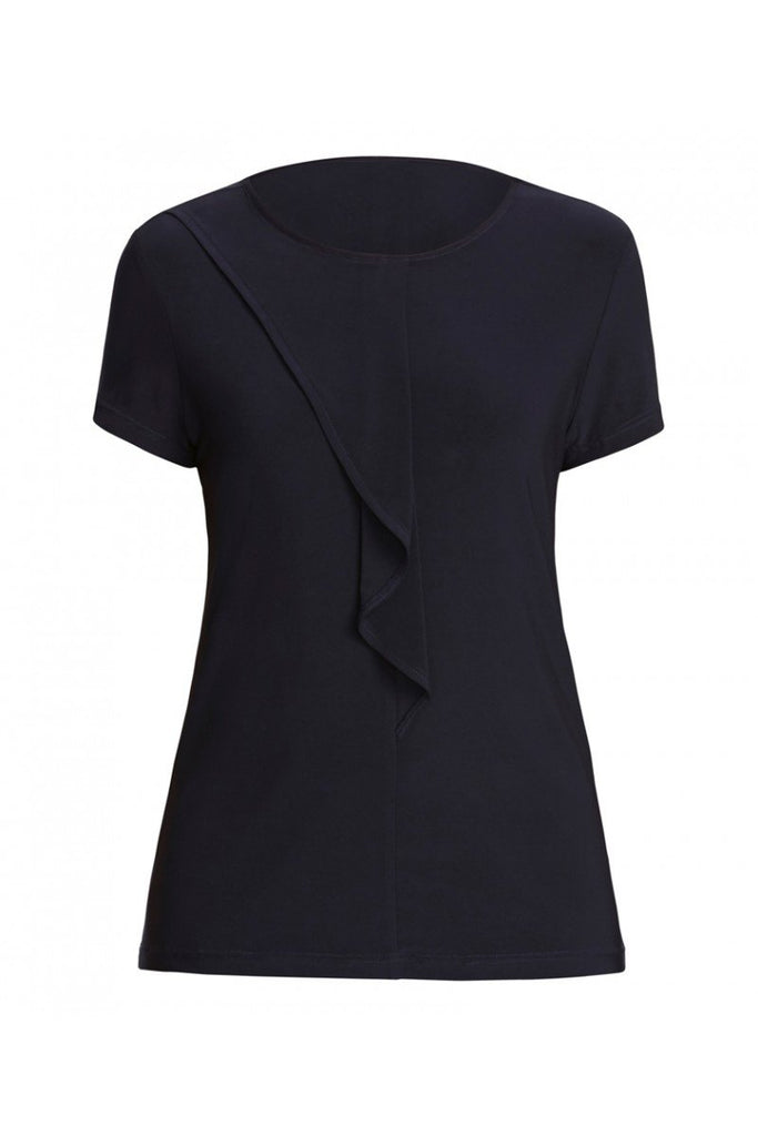 NNT Soft Jersey S/S Round Neck T-top Blouse (CATU64)