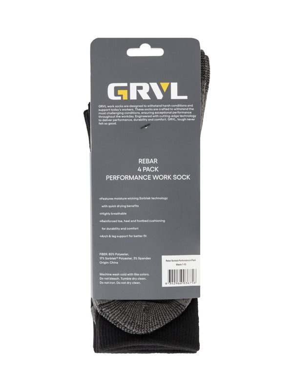 GRVL Rebar Sorbtek Performance 4 Pack (GRVLS5)
