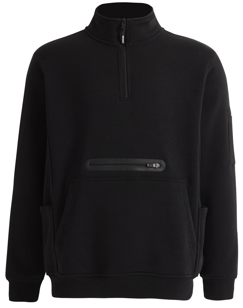 Winning Spirit Unisex Premium Fleece Half Zip Work Sweat (FL15)