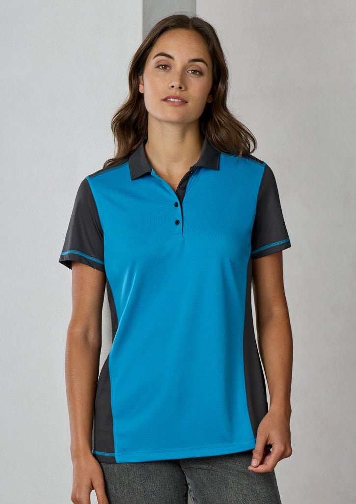 Biz-Collection-Women's-Dart-Short-Sleeve-Polo