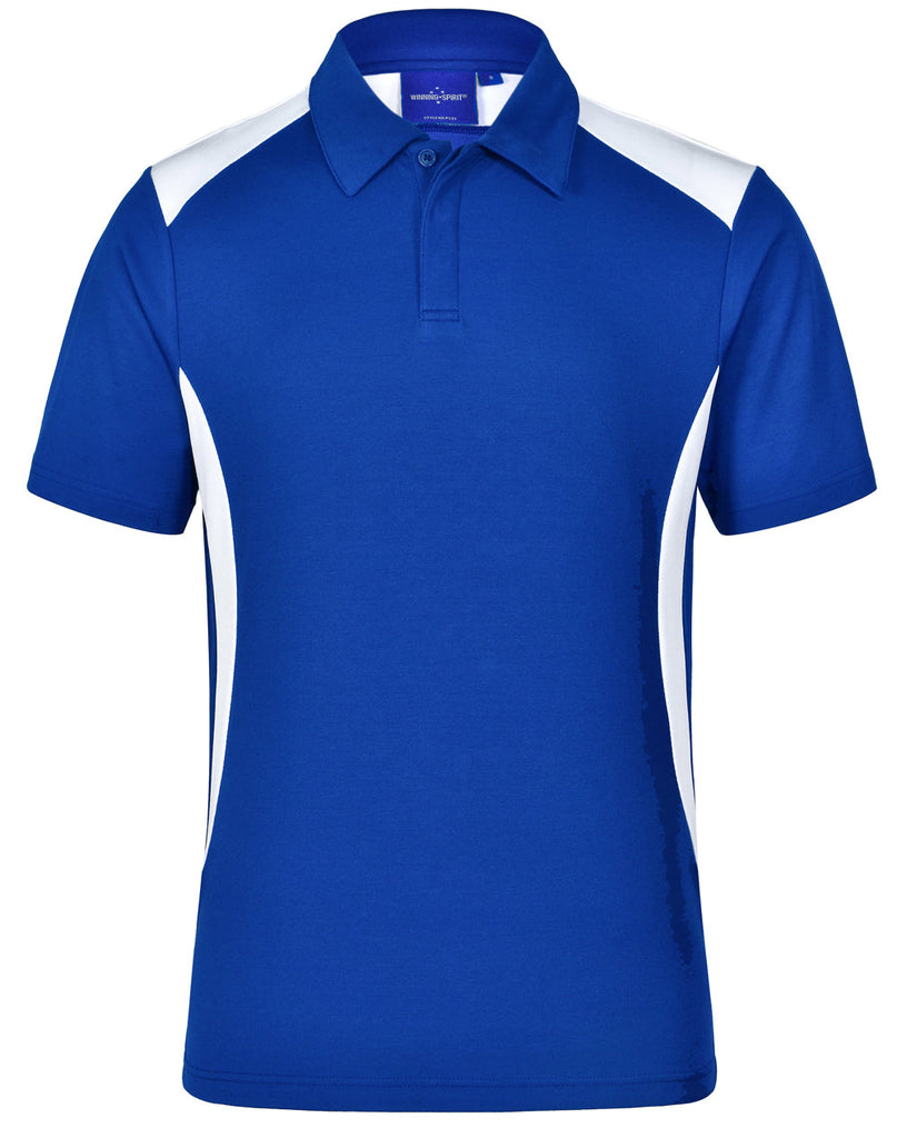Winning Spirit Men's TrueDry® Contrast Short Sleeve Polo 2nd (4 colour) (PS31)