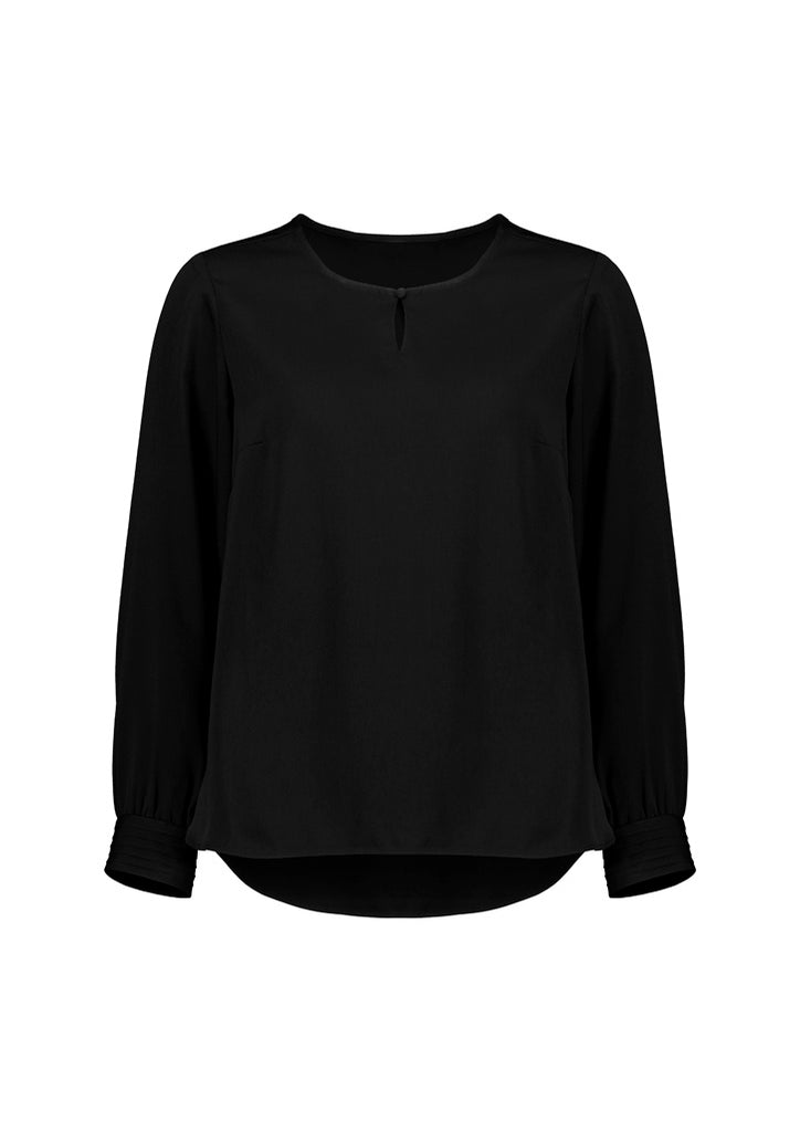 Biz Corporate Womens Evelyn Long Sleeve Blouse (RU569LL)