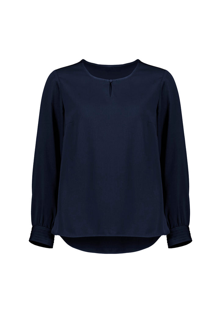 Biz Corporate Womens Evelyn Long Sleeve Blouse (RU569LL)