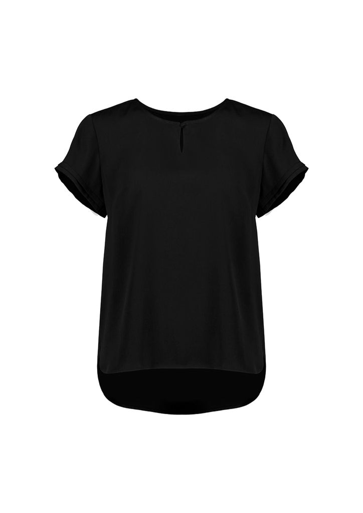 Biz Corporate Womens Evelyn Short Sleeve Blouse (RU569LS)