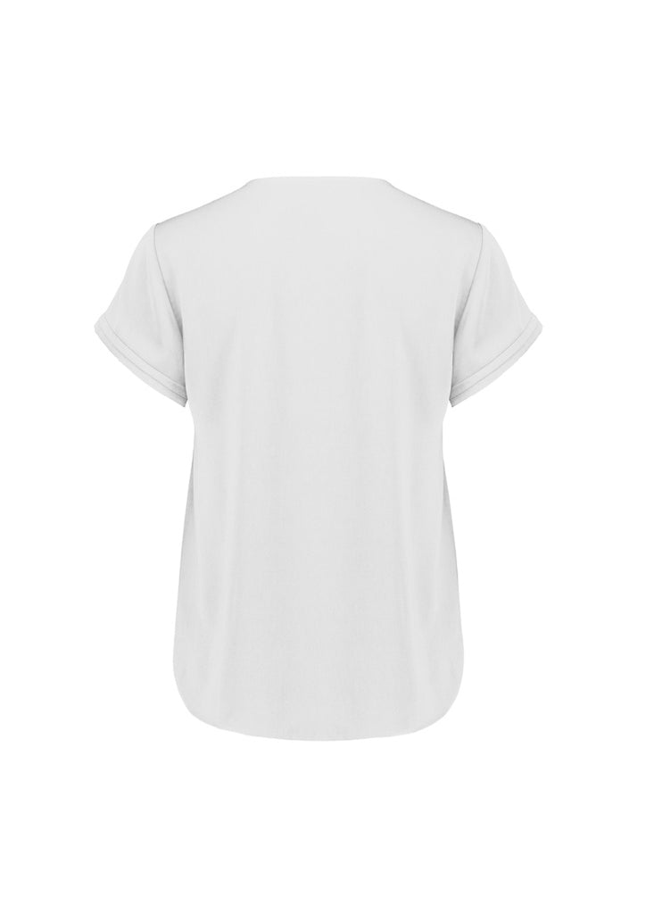 Biz Corporate Womens Evelyn Short Sleeve Blouse (RU569LS)