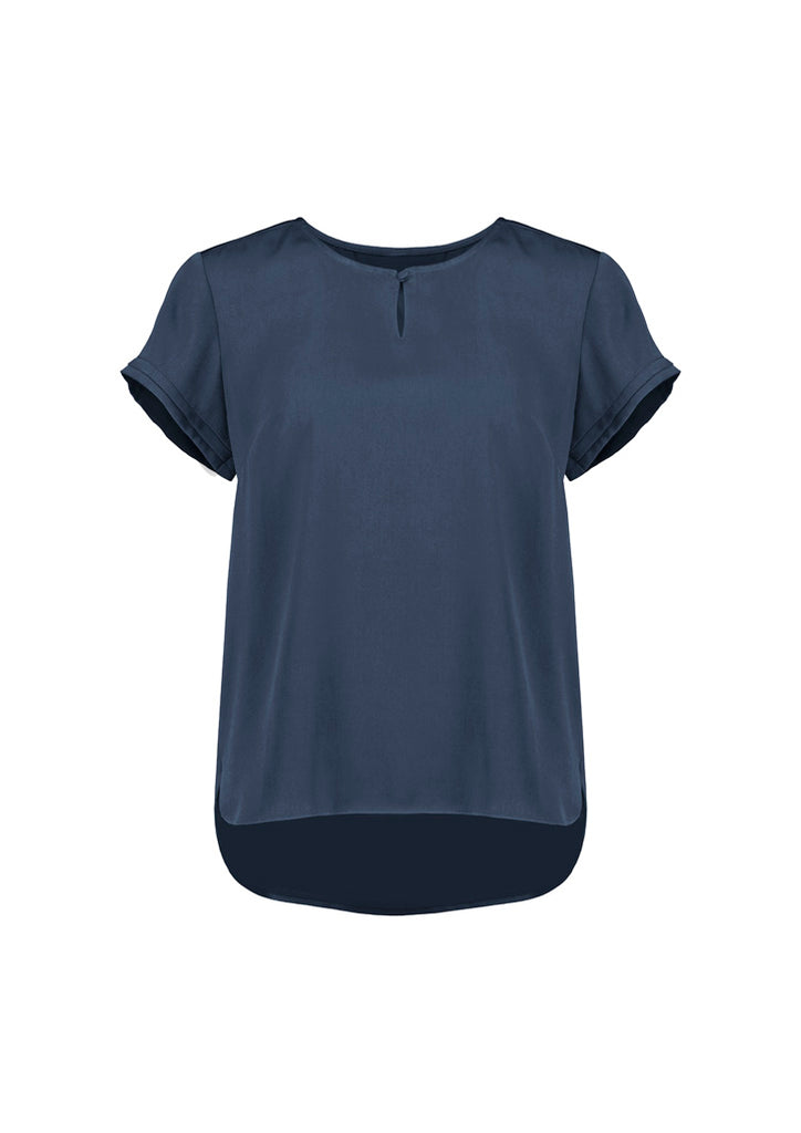 Biz Corporate Womens Evelyn Short Sleeve Blouse (RU569LS)