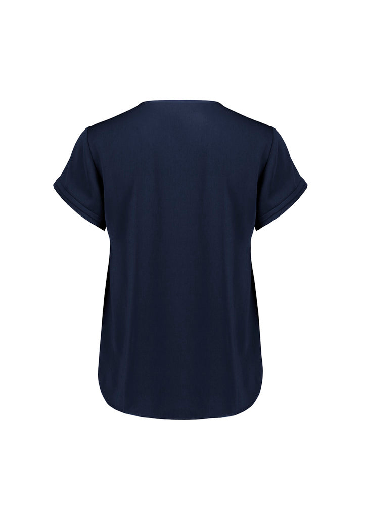 Biz Corporate Womens Evelyn Short Sleeve Blouse (RU569LS)