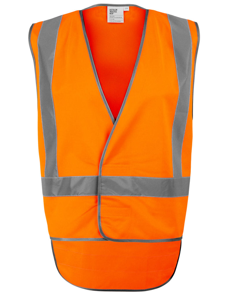 Winning Spirit Hi-vis X Back Safety Vest With Tail (SW72)