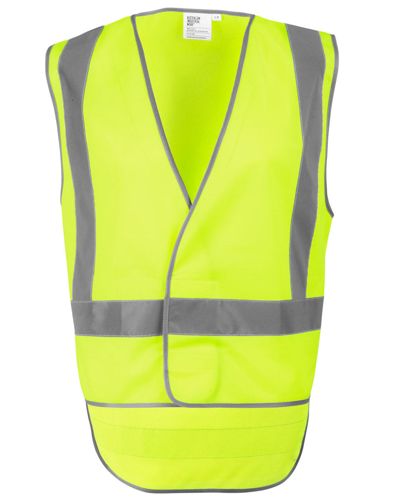 Winning Spirit Hi-vis X Back Safety Vest With Tail (SW72)
