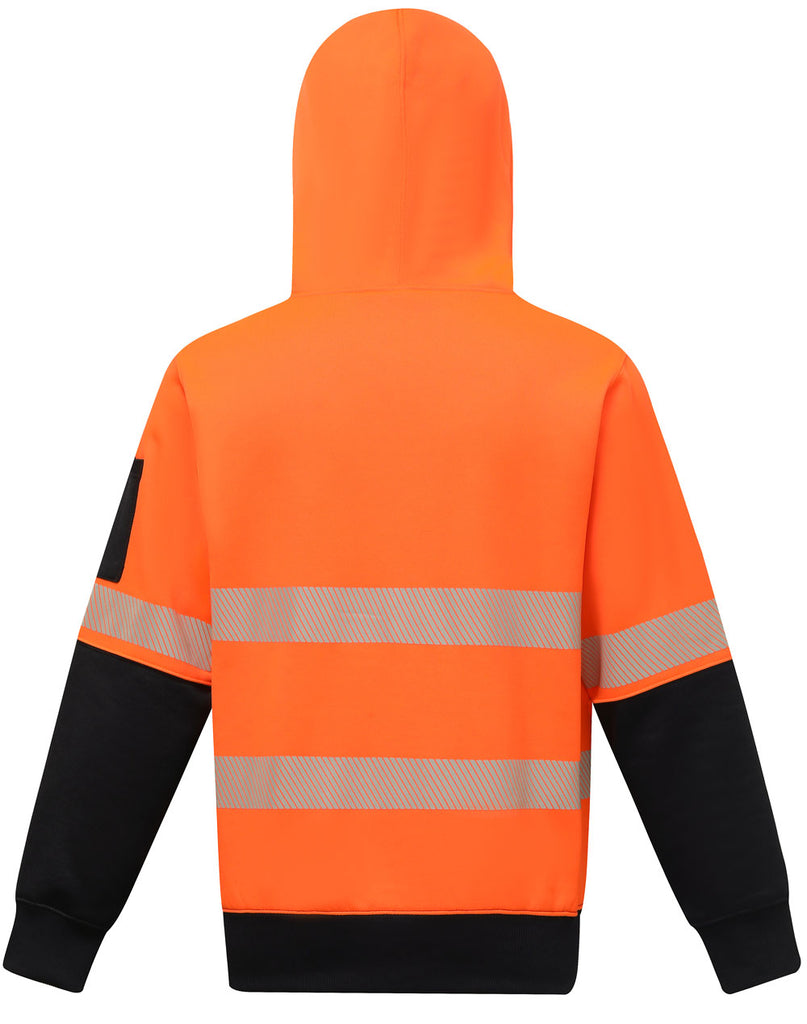 Winning Spirit Hi-Vis Two Tone Safety Hoodies With Segmented Tapes (SW88)