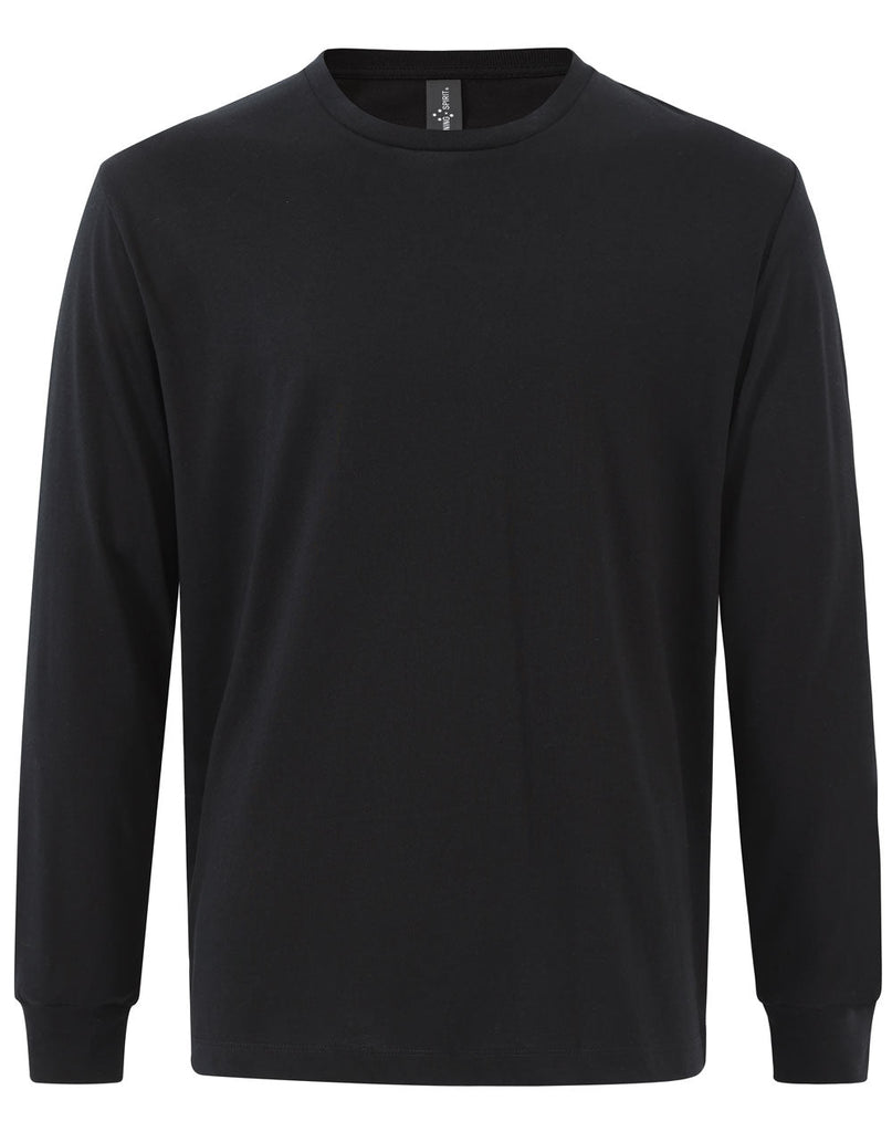 Winning Spirit Mens Premium Cotton Face L/S Tee(TS47)