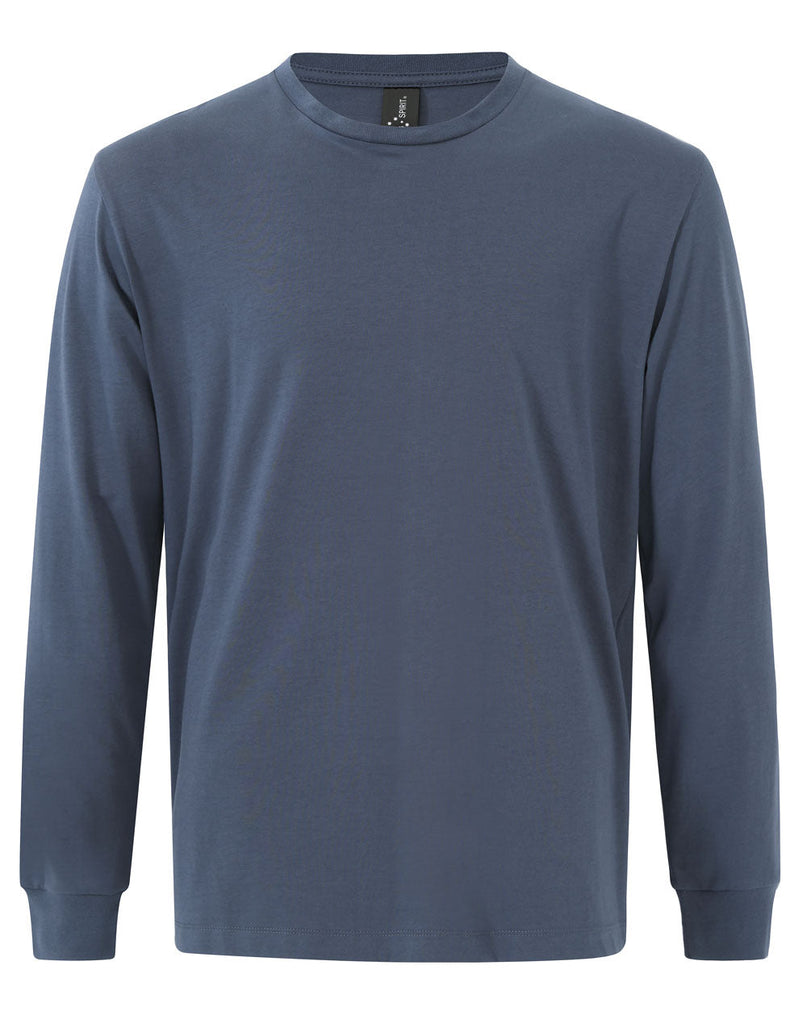 Winning Spirit Mens Premium Cotton Face L/S Tee(TS47)