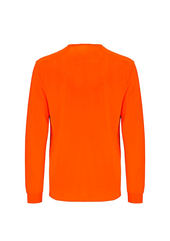 Syzmik Mens Hi Vis Long Sleeve Tee-(ZH390)