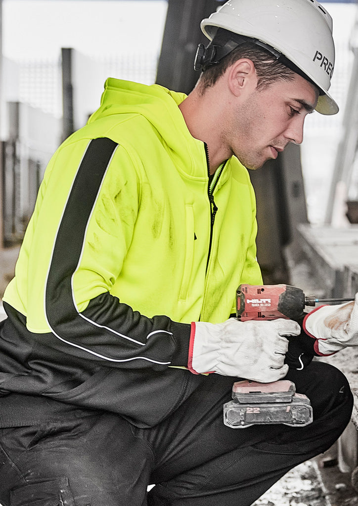 Syzmik Unisex Hi Vis Full Zip Hoodie (ZT485/ZT480)