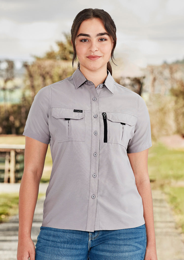 Syzmik-Womens-Outdoor-Short-Sleeve-Shirt
