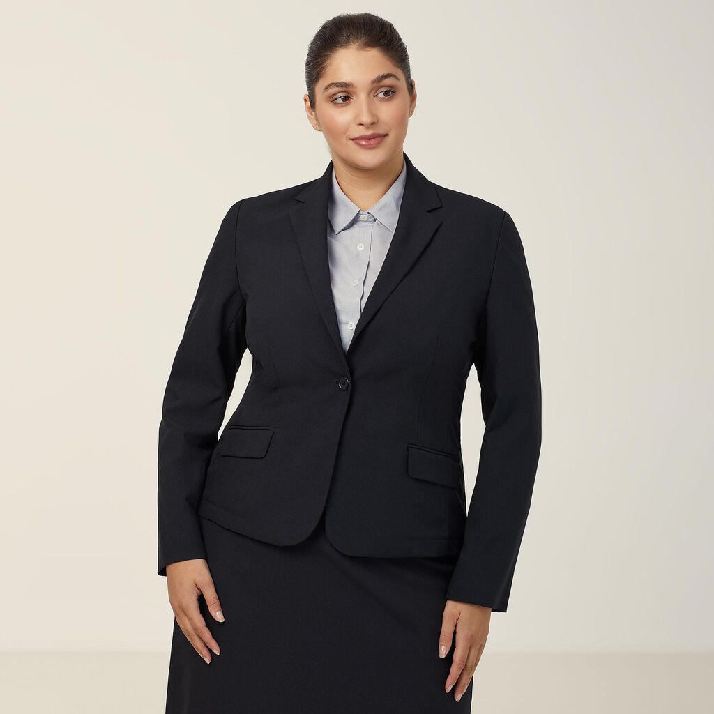 NNT Uniforms Helix Dry Poly 1 Button Mid Length Jacket (CAT1E4)