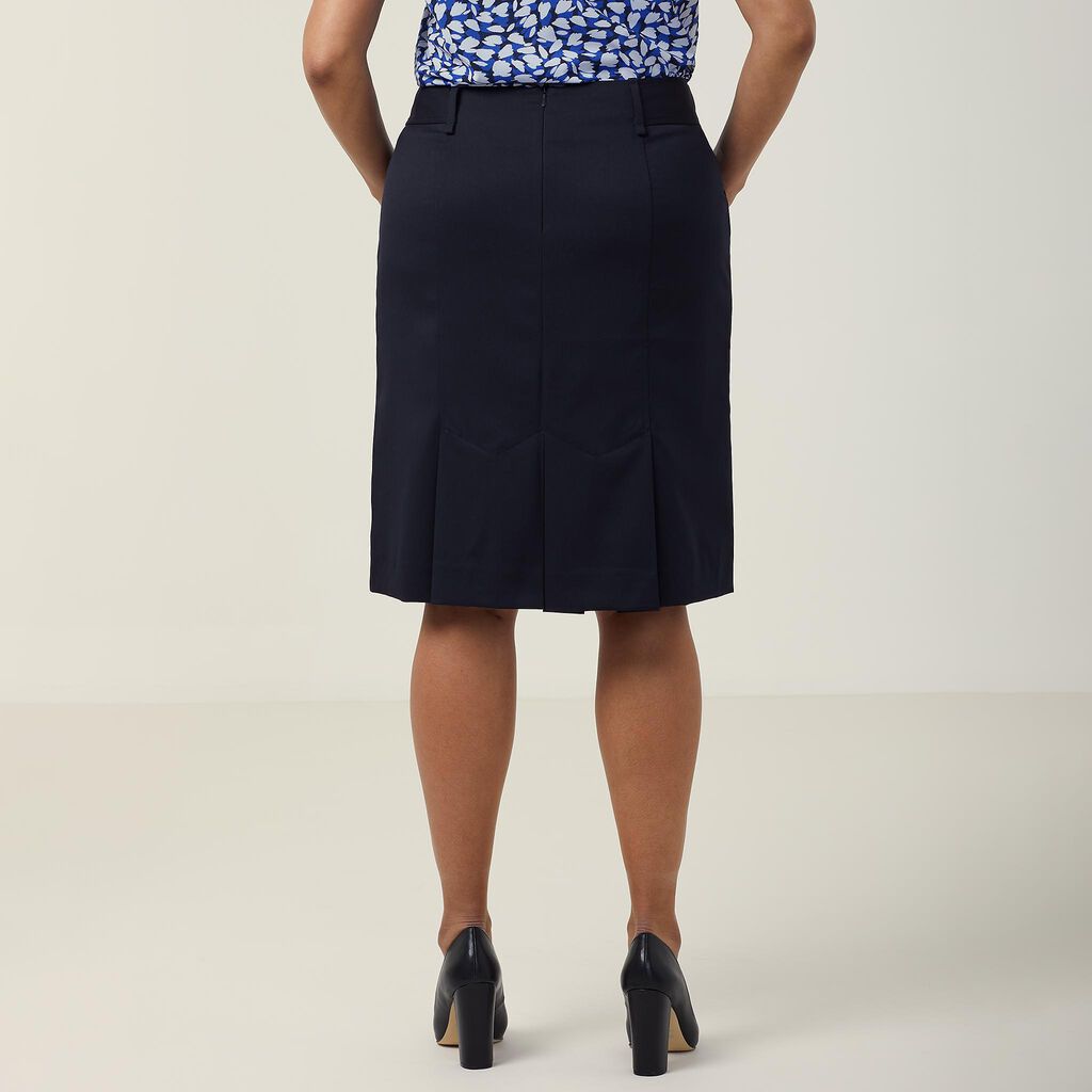NNT P/V Stretch Twill Pleat Straight Skirt(CAT26B)