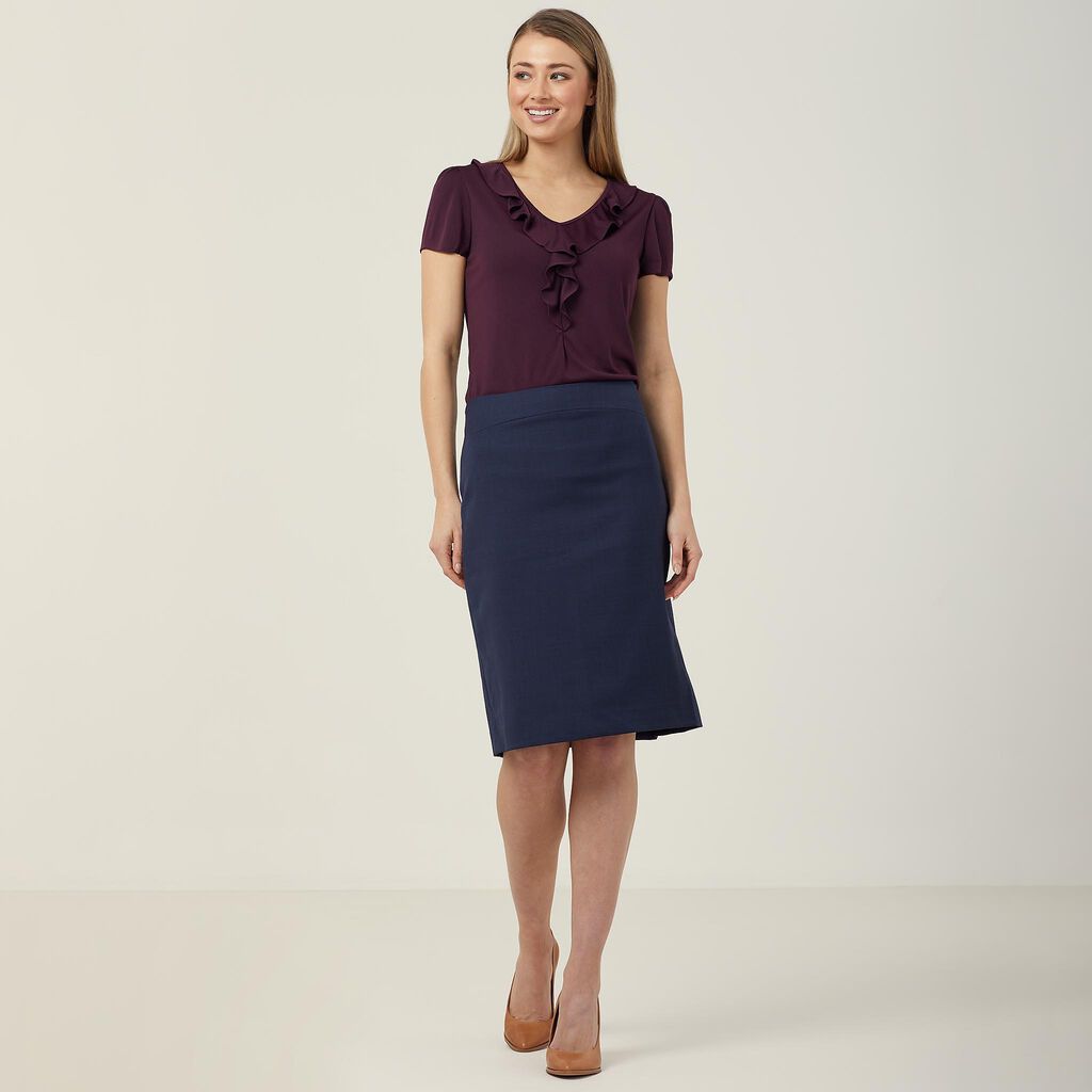NNT Sharkskin Detail Pencil Skirt (CAT2L3)