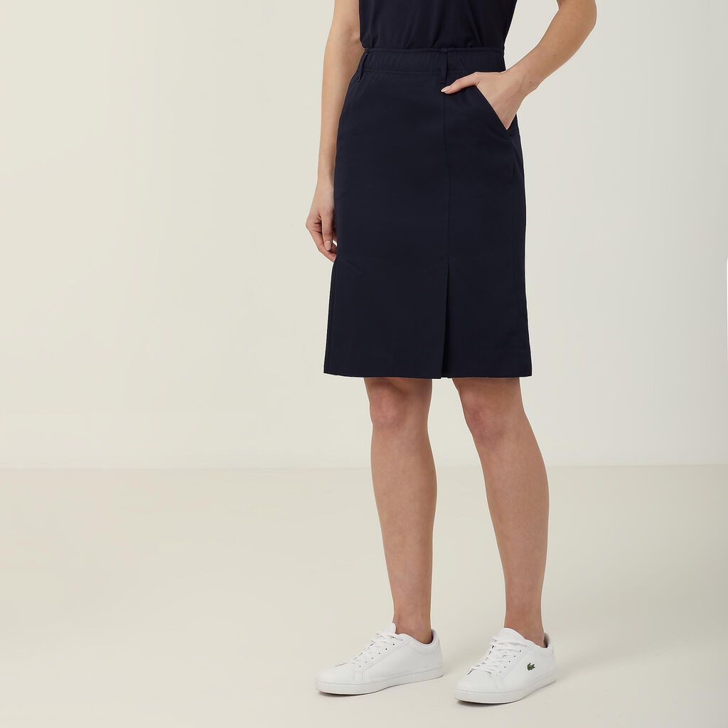 NNT P/V Gaberdine Box Pleat Skirt (CAT2QB)