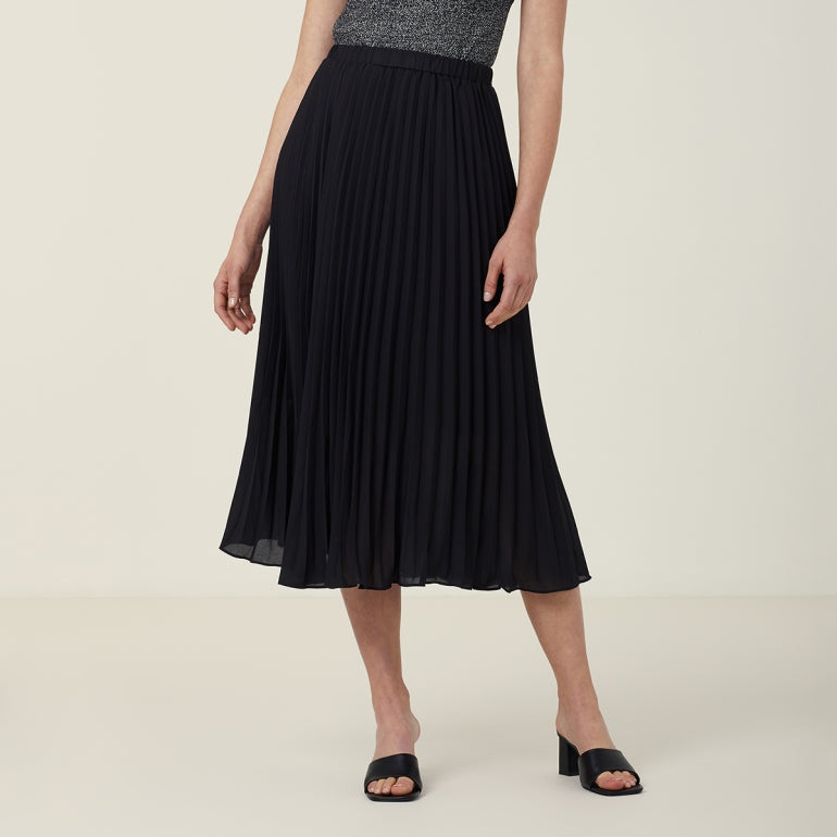 NNT Georgie Midi Pleated Skirt (CAT2R2)