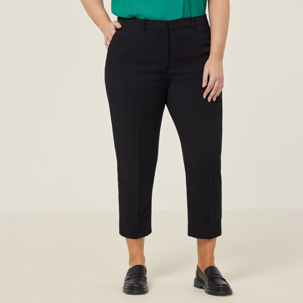 NNT Crepe Stretch High Waist,Tapered Leg Cropped Pant (CAT3YC)