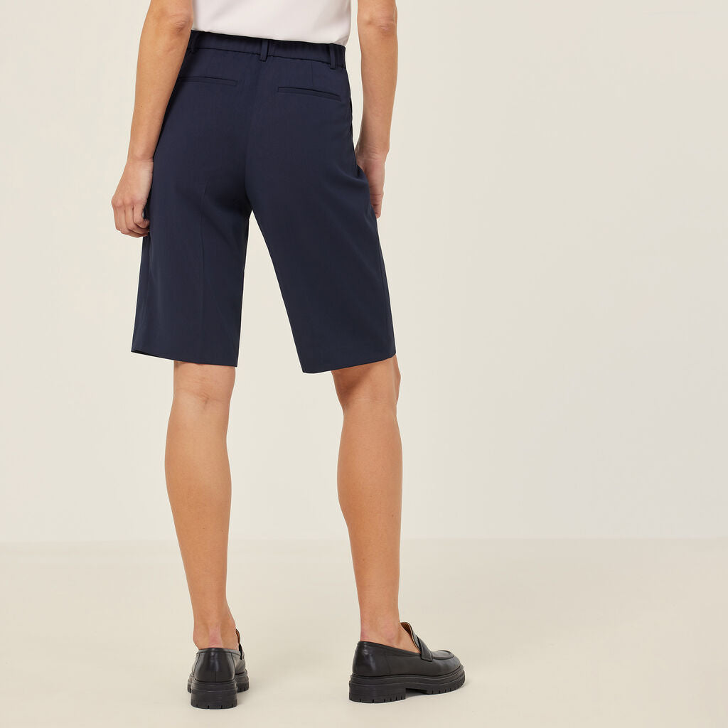 NNT Crepe Stretch Waist, Relaxed Knee Length Short (CAT3YE)