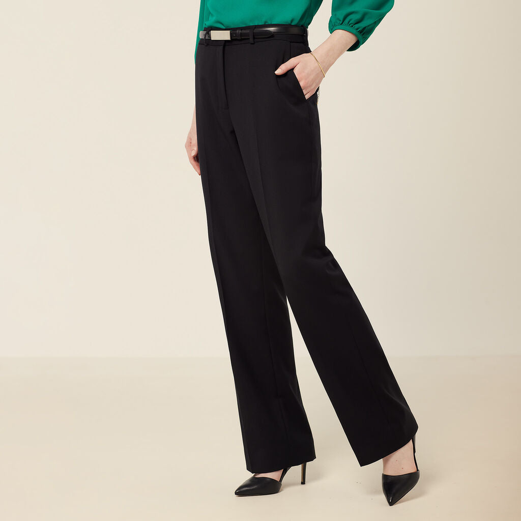 NNT Uniforms Wool Blend Twill Secret Waist Regular Fit Pant (CAT3YG)