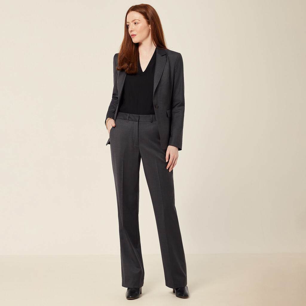 NNT Uniforms Wool Blend Twill Secret Waist Regular Fit Pant (CAT3YG)