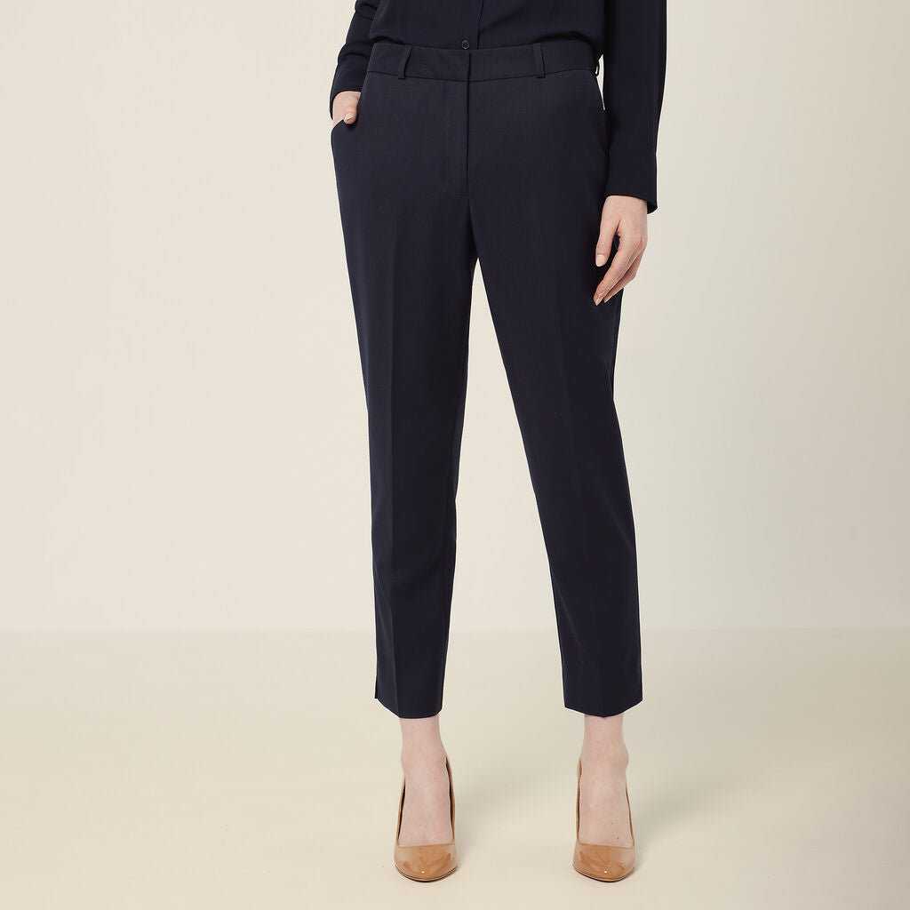 NNT Uniforms Wool Blend Twill Secret Waist Slim Leg Pant (CAT3YH)