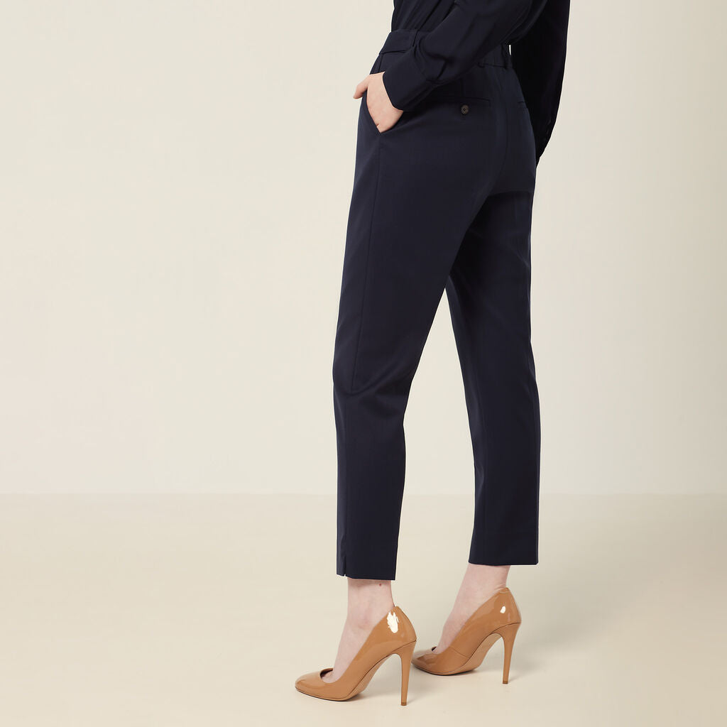 NNT Uniforms Wool Blend Twill Secret Waist Slim Leg Pant (CAT3YH)