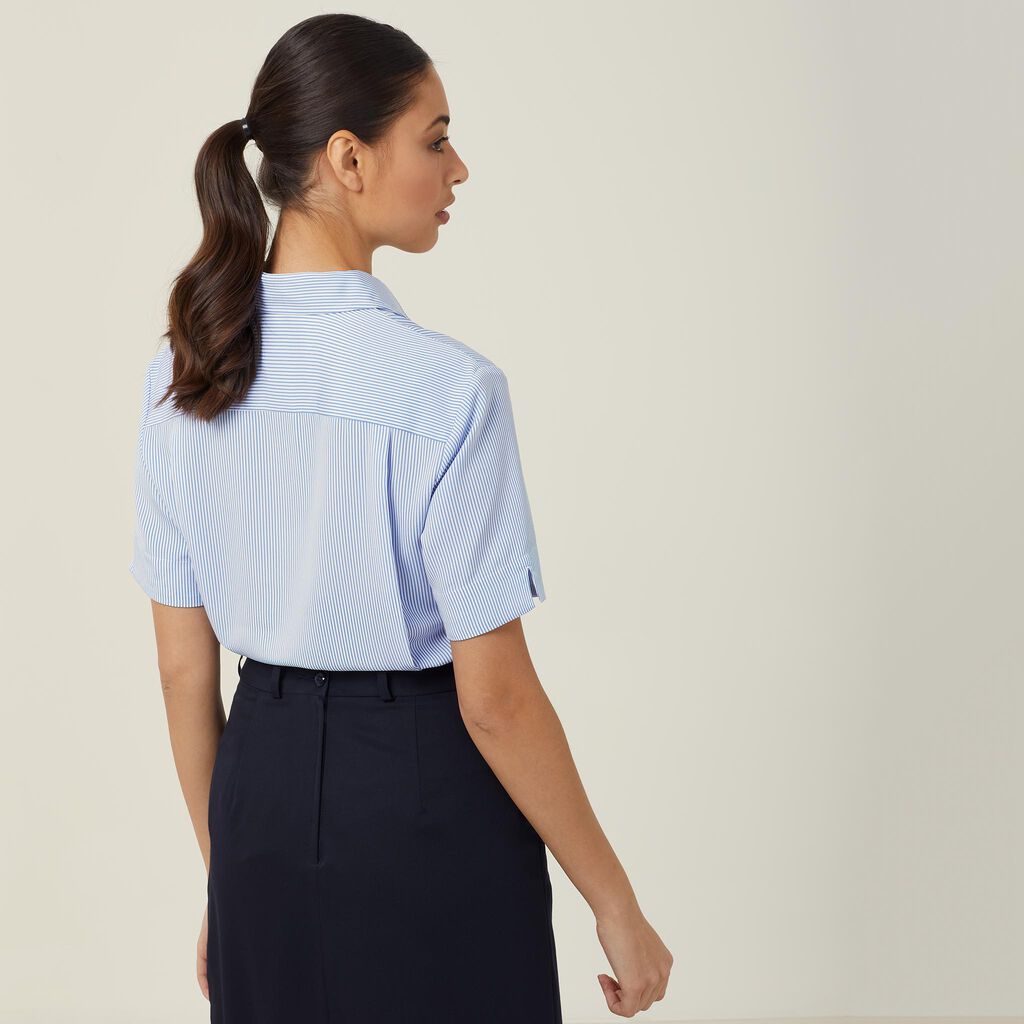 NNT Uniforms Poly Print Short Sleeve Action Back Shirt (CAT4AB)