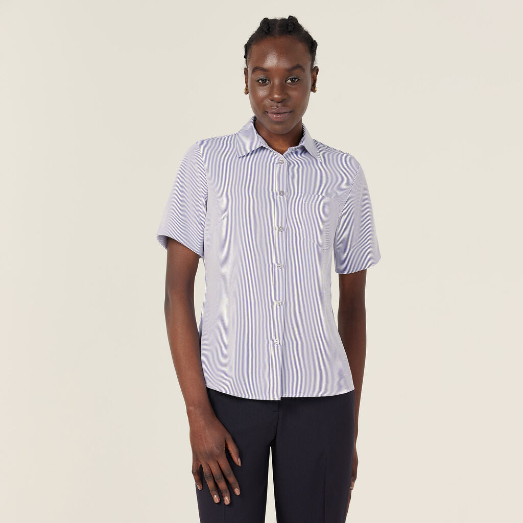 NNT Uniforms Poly Print Short Sleeve Action Back Shirt (CAT4AB)