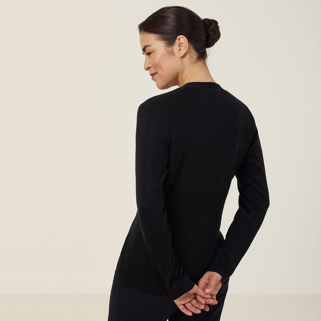 NNT Uniforms Acrylic Button Front Cardigan (CAT5BR)