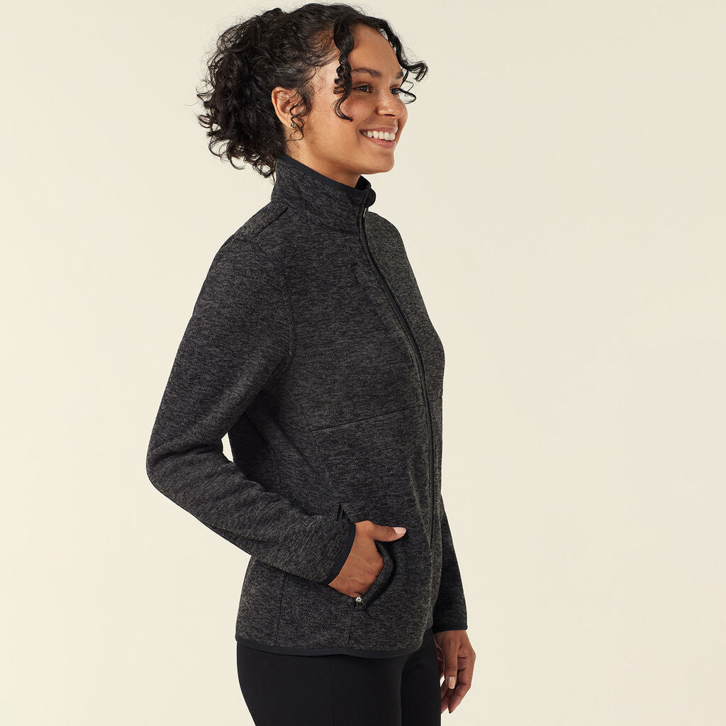 NNT Uniforms Textured Fleece Zip Front Jacket W (CAT5E2)