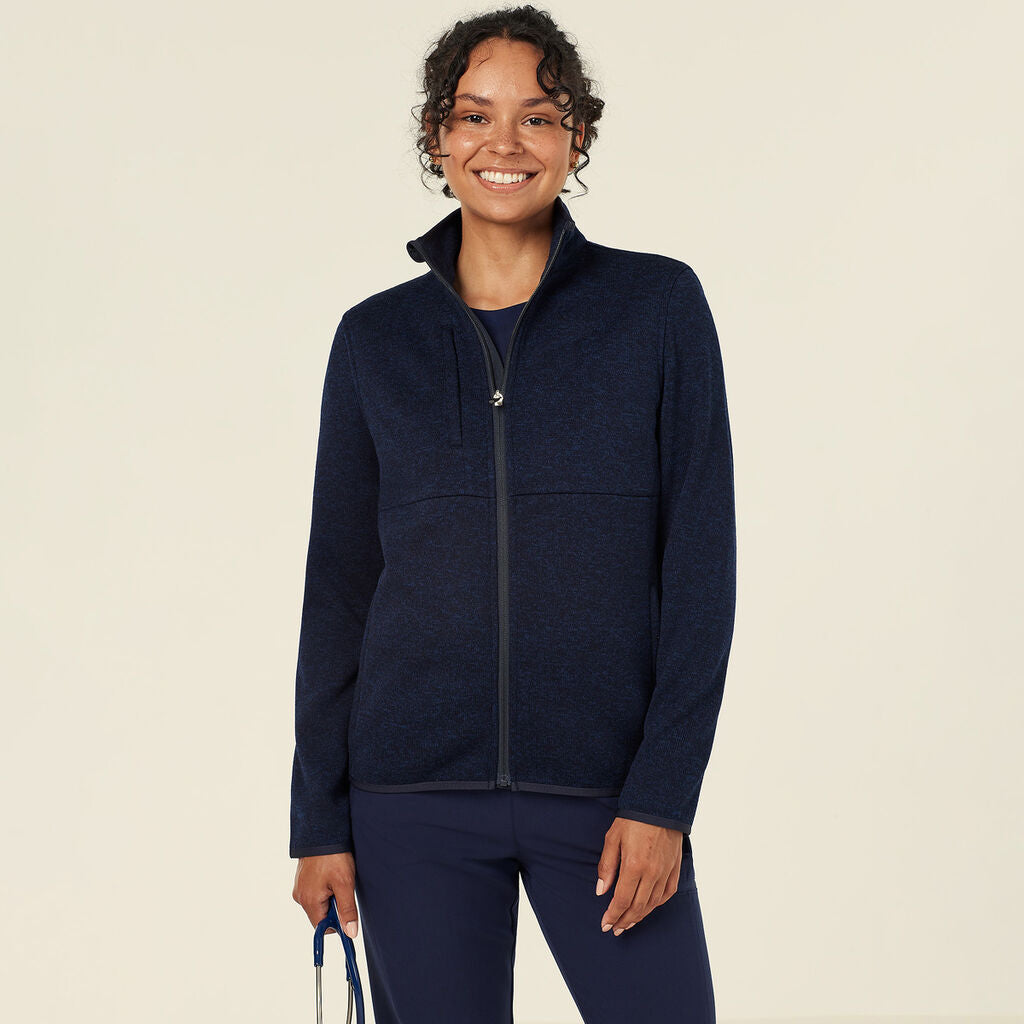 NNT Uniforms Textured Fleece Zip Front Jacket W (CAT5E2)