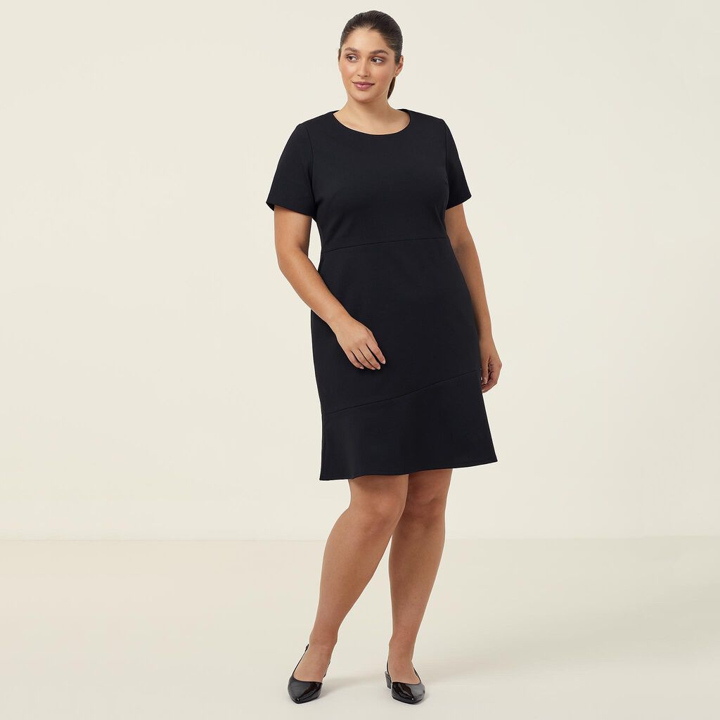 NNT Uniforms Short Sleeve Dress Ponte Knit(CAT67L)