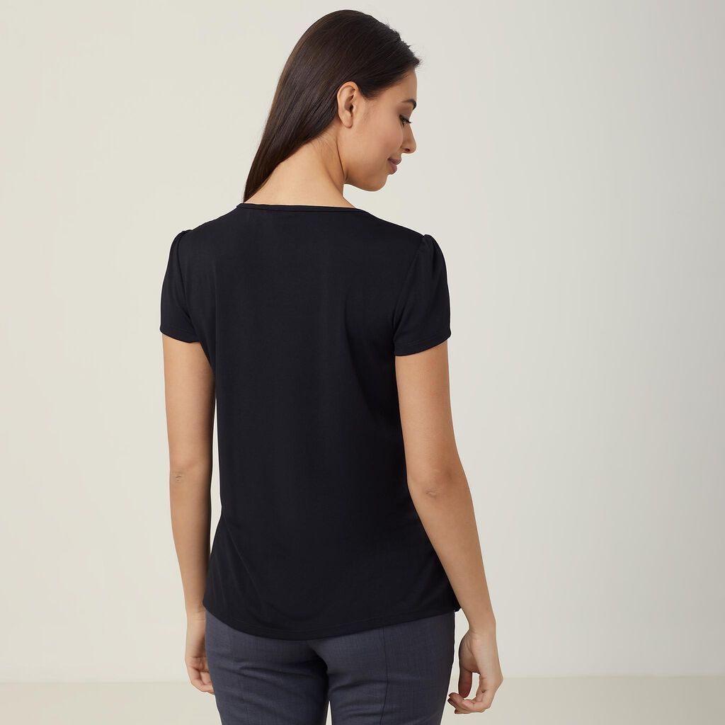 NNT Uniforms Matt Jersey Short Sleeve Layered Top (CAT9XG)