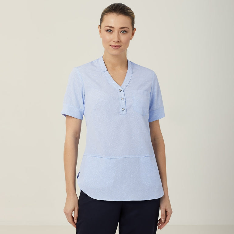 NNT Uniforms Silvi Spot Print S/S Tunic(CAT9XP)