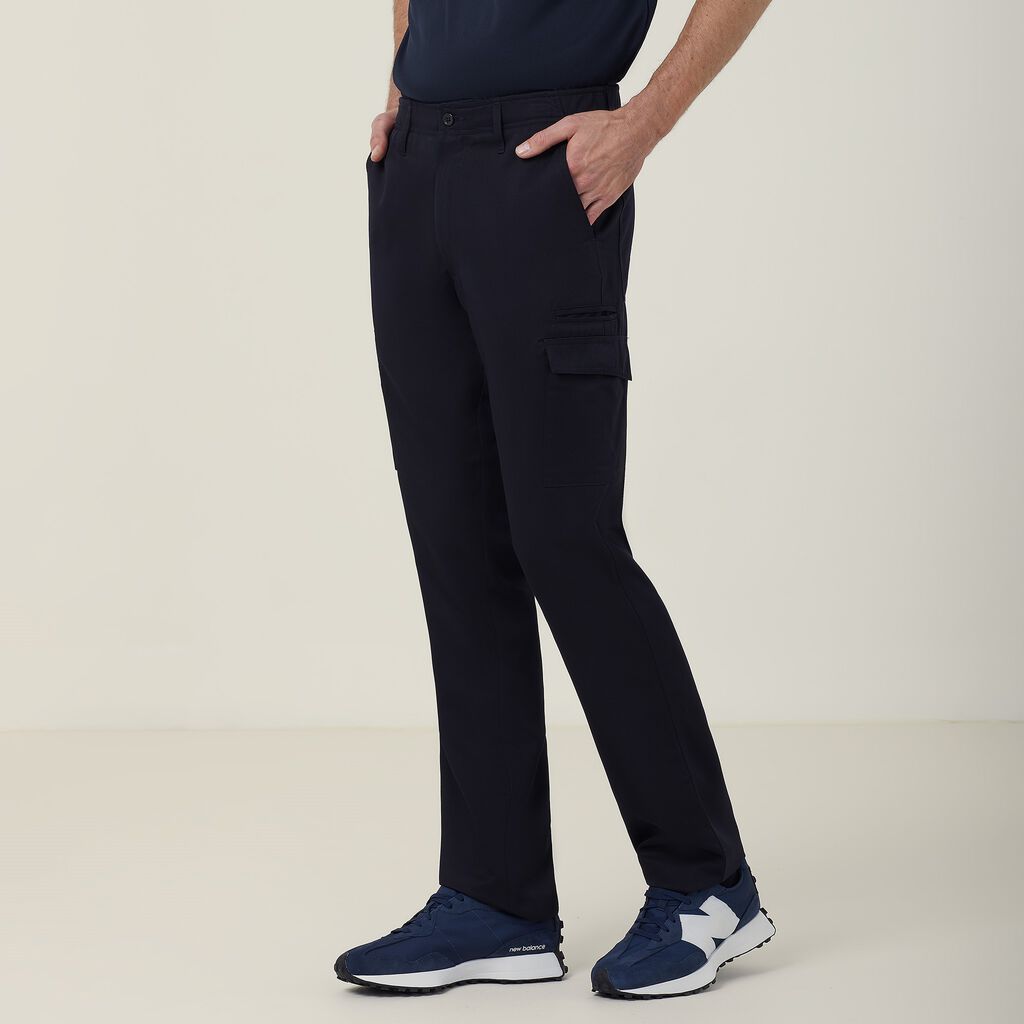 NNT Uniforms Poly Viscose Gaberdine Flex Waist Slim Pant (CATCKH)