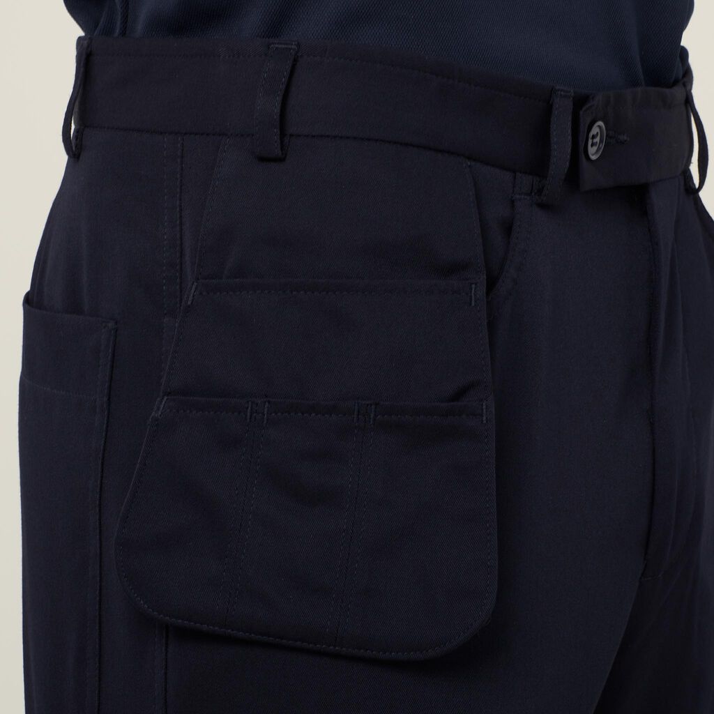 NNT Uniforms Poly Viscose Gaberdine Flex Waist Cargo Pant (CATCLD)