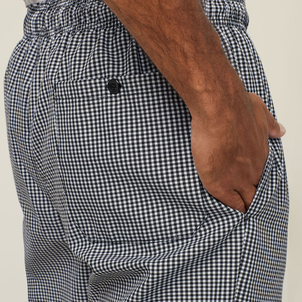 NNT Small Check Baggy Chef Pants (CATQ35)