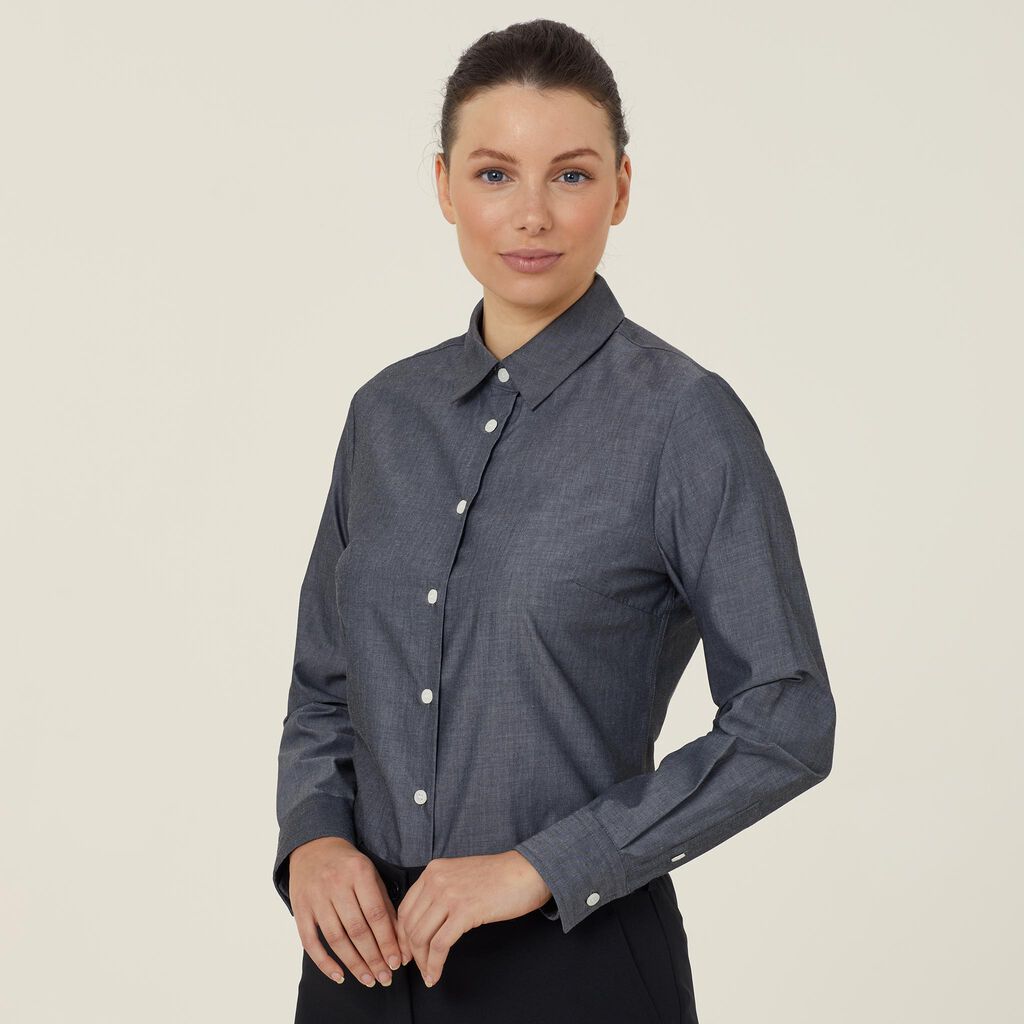 NNT Long Sleeve Chambray Shirt (CATU69)