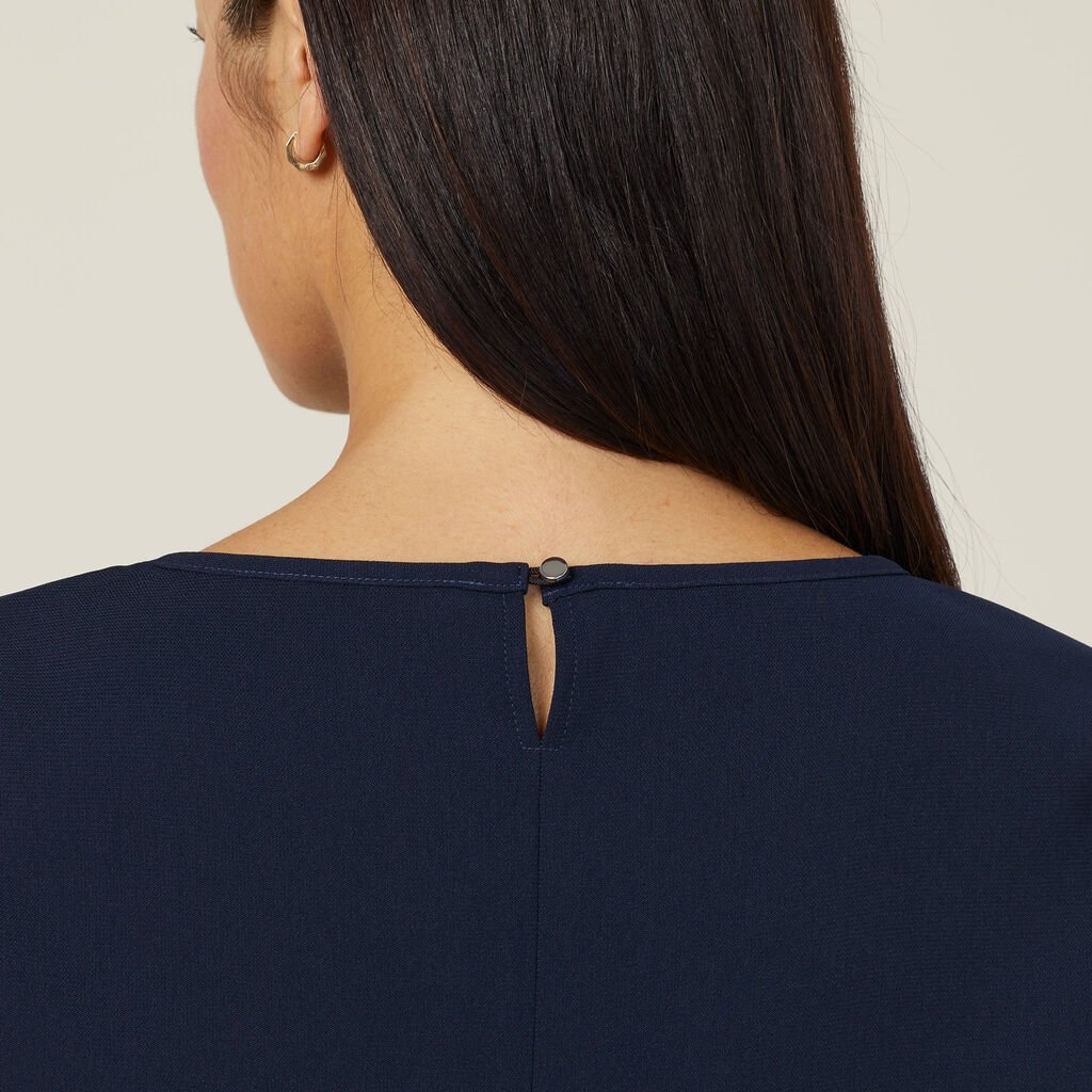 NNT Uniforms Heavy Stretch Georgette Long Sleeve Blouse (CATUCM)