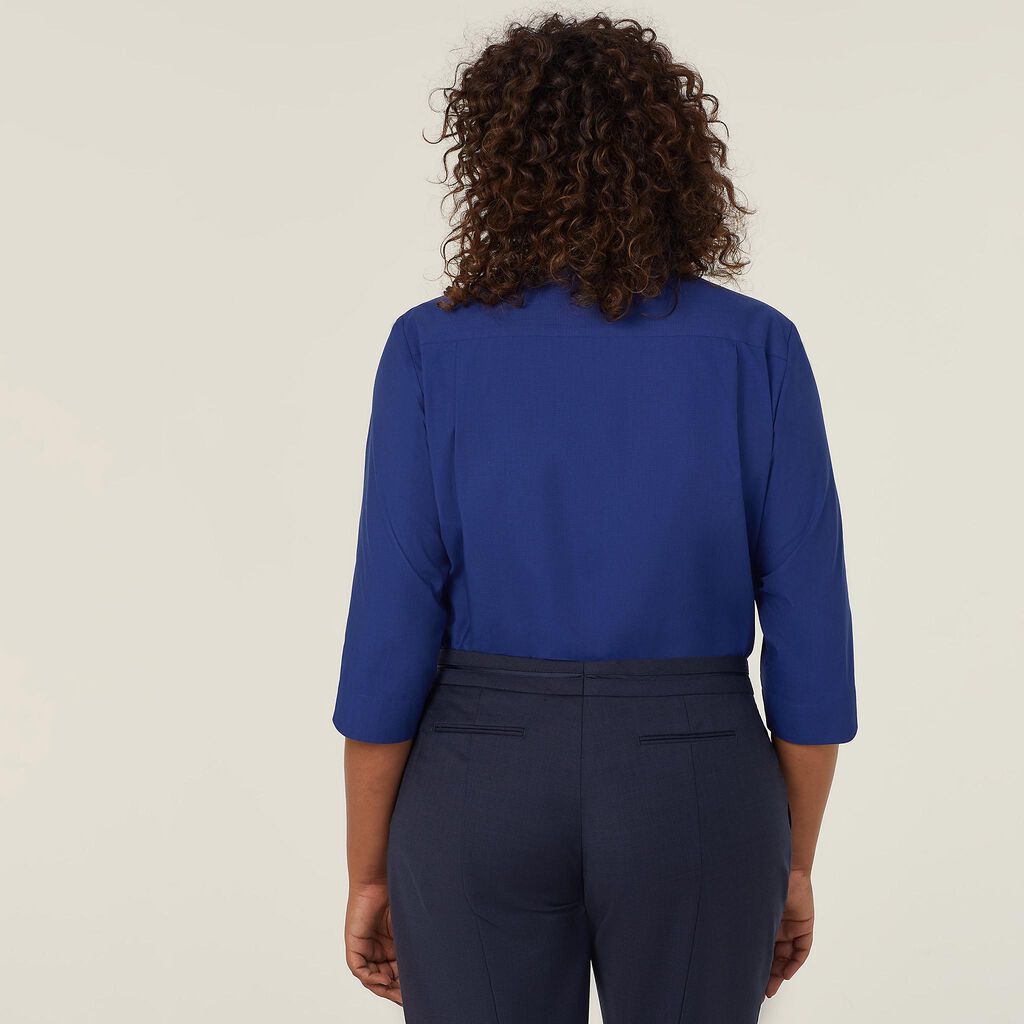 NNT Uniforms Poly Cotton End On End 3/4 Sleeve Shirt (CATUDH)